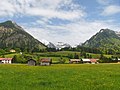 valley and mountains near Oberstdorf