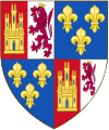 Modern Coat of Arms of the House of la Cerda After c.1376