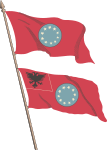 Flag of the Albanian National-Balkanian Party (1929)