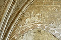 St George and the Dragon, 13th-century fresco, commandery of Coulommiers, France