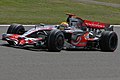 Hamilton at the 2008 British GP