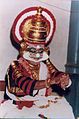 Guru Natyaacharya Padma Shri Mani Madhava Chakyar as Ravana in Koodiyattam.