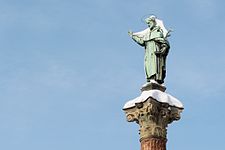 The top of the St. Dominic Column, Bologna