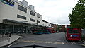 English: High Wycombe bus station, High Wycombe, Buckinghamshire, in the town centre. It adjoins the Eden shopping centre.