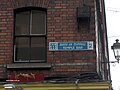 Temple Bar/Barra an Teampaill bilingual sign in Dublin