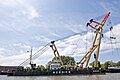 Floater crane ENAK in Bremerhaven harbour