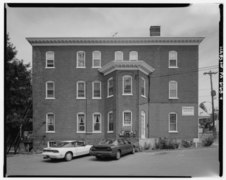 Elevation view taken from the southwest - J. Weingartner and Son Cigar Factory, 414 East Walnut Street, North Wales, Montgomery County, PA HABS PA,46-AMB,13-4.tif