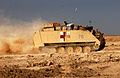 M113 medevac vehicle in Fallujah, Iraq, 12 Nov 2004.