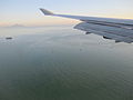 islands around Hong Kong, approaching Chek Lap Kok airport (HKG)