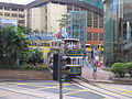 ancient tramway on Hong Kong island