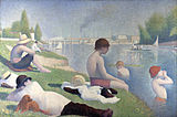 Georges Seurat, Bathers at Asnières, 1883–4