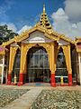 Botahtaung Pagoda Yangon Large Buddha Shrine Building 2013