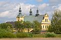 Polski: kościół i klasztor - widok z drogi na zamek English: The church and monastery Deutsch: Die Bernhardinerkirche und Klastor wurde