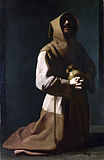 Francisco de Zurbarán, Saint Francis in Meditation, 1635–9