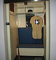 Thurman Munson's locker in the New York Yankees Museum in Yankee Stadium, 2009