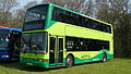 Southern Vectis 196 Atherfield Bay (HW52 EPV), a Volvo B7TL/Plaxton President.}}