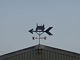 English: Weather vane in Utenbach, Apolda, Thuringia, Germany