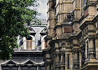 Palace of Waters and the La Salle School. Author: Jorge Néstor Guinsburg