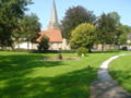 Park zwischen St. Blasius Pfarrkirche und Kath. Kindergarten