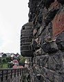 runder Aborterker am "Roten Turm" der Kaiserpfalz Wimpfen, Baden-Württemberg