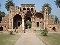 Entrance of Isa Khan Tomb enclosure - Inside view.