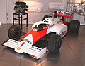 McLaren MP4/2B (1985, Niki Lauda's car) at the Porsche Museum in Stuttgart, Germany