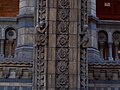 Détail d'une colonne du hall principal du Natural History Museum de Londres