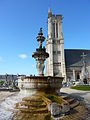 Saint-Jean-du-Doigt : fontaine monumentale (1691), vue d'ensemble 4