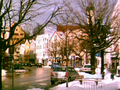 "Kirchzeile" with city parish church and "Hofberg" Kirchzeile mit Stadtpfarrkirche und Hofberg