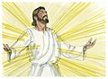 Luke 09:29 The transfiguration