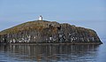 Lighthouse on Island Elliðaey (Breiðafjörður), Iceland