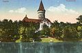 Polski: Wieża Piastowska 1915 Deutsch: Piastenturm mit Schloss 1915