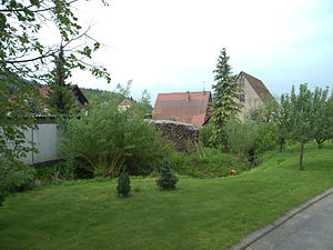 Turmhügel Egensbach - Früherer Standort der Egensbacher Turmhügelburg (Mai 2013)