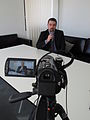 cluboffice Berlin WikiTV filming Craig Frankling