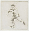 The Skater label QS:Len,"The Skater" label QS:Lnl,"De schaatsenrijder" . circa 1639 date QS:P,+1639-00-00T00:00:00Z/9,P1480,Q5727902 . etching print and drypoint print. 6.1 × 5.9 cm (2.4 × 2.3 in). Various collections.
