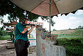 Visitors to Cu Chi can fire an AK-47 at the shooting range for US $1 a round.