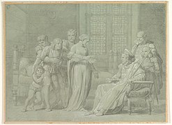 King Charles VIII of France with the Dying Gian Galeazzo Sforza at Pavia MET DP820569.jpg