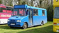 Southern Vectis 045 Hamstead Ledge (P245 VDL), an Iveco Daily 59.12/Marshall, which is usually used a site office at events such as the Isle of Wight Festival.}}