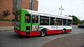 English: Travel Surrey 8098 (YT51 EAJ), a Dennis Dart SLF/Plaxton Pointer MPD, in Staines bus station, Surrey, leaving on route 426.