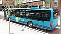 English: Arriva The Shires 3921 (BK58 URO), a Mercedes-Benz Citaro, in Station Way, waiting for the traffic lights to change so it could cross Friarage Road, into Great Western Street/Aylesbury bus station, Aylesbury, Buckinghamshire, on route 300. Aylesbury depot operate into High Wycombe on route 300 with a batch of these Citaros.