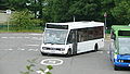 English: Courtney Coaches YJ05 XMT, an Optare Solo, in Bracknell bus station, Bracknell, Berkshire, on a shuttle service.