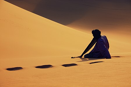 "Nomade in the desert of th Sahara" by Hamdanmourad