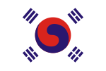 Flag of the Korean Empire (existed 1897–1910, flag used 1899)