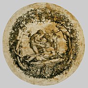 Wilton album, folio 41- The Drunken Silenus (Tazza Farnese) MET 27.78.1.150.jpg