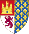 Old Coat of Arms of the House of la Cerda Before c.1376