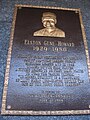 Elston Howard's plaque in Monument Park at Yankee Stadium.