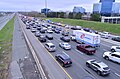 Traffic jam at Hwy 404 & Norman Bethune Avenue.