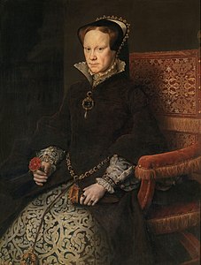 Mary I, Mor, 1554