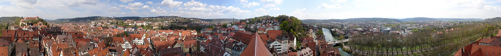 Panorama von der Stiftskirche