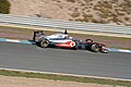 Lewis Hamilton testing at Jerez, February